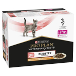 Purina Pro Plan Veterinary Diets DM St/Ox Diabetes Management M&auml;rgtoit diabeeti p&otilde;devatele kassidele, kanaga, 10x85 g.