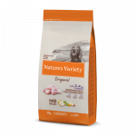 Nature's Variety Original Med/Max Adult Turkey teraviljavaba kuiv koeratoit, 12 Kg