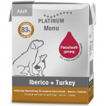 Platinum Menu Ibeeria sealiha ja kalkuniga koertele m&otilde;eldud pasteet, 90 g