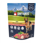 Konservkoeratoit - Ontario koerale veiseliha k&ouml;&ouml;giviljadega puljongis, 300 g