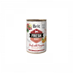Brit Fresh konservid koertele Beef-Pumpkin, 400 g