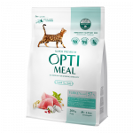 OPTIMEAL&trade; T&auml;iss&ouml;&ouml;t steriliseeritud kassidele ja kastreeritud kassidele - kalkun ja kaer, 0,2 kg