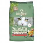 Pro Nutrition Pure Life Adult Duck kuivtoit t&auml;iskasvanud kassidele, 2 kg