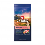 Koeratoit - Ontario Large, kaaluj&auml;lgimiseks, kalkuni ja pruuni riisiga, 12 kg