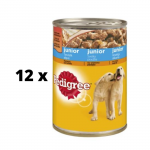 Konserveerida. koeratoit PEDIGREE Junior, kanaga, 400g x 12 tk. pakett