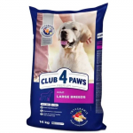 CLUB 4 PAWS Premium T&auml;iss&ouml;&ouml;t suurt t&otilde;ugu koertele, 14 kg