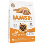 Kuiv kassipoegade toit &ndash; IAMS CAT KITTEN CHICKEN, 1,5 kg