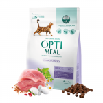 OPTIMEAL&trade; Karva puhastava toimega t&auml;iss&ouml;&ouml;t t&auml;iskasvanud kassidele pardiga, 0,2 kg