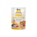 Brit Care Mini Rabbit-Salmon fillets in gravy niiske valivatele, toit v&auml;ikest t&otilde;ugu koertele, 85 g