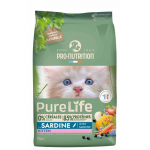 Pro Nutrition Pure Life kitten Sardine Kuivtoit noortele kassipoegadele sardiinidega, 2 kg
