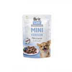 Brit Care Mini Venison fillets in gravy niiske valivatele, toit v&auml;ikest t&otilde;ugu koertele, 85 g