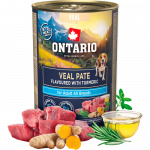 Konservkoeratoit - Ontario t&auml;iskasvanud vasikalihapasteet kurkumimaitsega 400 g