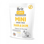 Brit Care Mini Hair-Skin h&uuml;poallergeenne, teraviljavaba kuiv koeratoit, karusnaha hooldamiseks, 2 kg