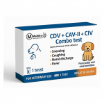 MediEra CDV + CAV-II + CIV antigeenide kombineeritud kiirtest, 1 tk.