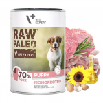Raw Paleo Vet Expert Puppy m&auml;rgtoit kutsikatele sealihaga, 400 g
