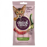 Delickcious Kreemjad kassitoit - pruuni riisi ja suvik&otilde;rvitsaga maitsestatud lambaliha, 4 x 15 g