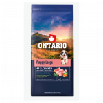 Kutsikatoit &ndash; Ontario Puppy ja Junior Large, kana ja bataat, 12 kg