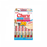 Churu kreemjas maius kassidele tuunikala ja mereandidega, 20 tk. kastis