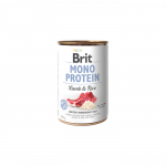 Brit Care Mono Protein Lamb-Rice m&auml;rgtoit allergiliste ja tundliku seedimisega koertele, 400 g