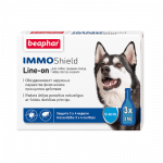 Kirbu- ja puugitilgad koertele &ndash; Beaphar IMMO SHIELD, LINE-ON Medium Dog, 3 tk.