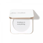 Jane Iredale - Puderdose leer - Wei&szlig;/Gold