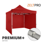 Kokkupandav telk 3x3 punane Zeltpro PREMIUM+