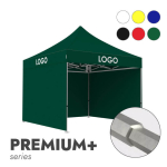 Telk tr&uuml;kiga Zeltpro Premium+, 3 &times; 3 m, valitud v&auml;rvi, 3 seina ja termokleebistega (3 tk) katuse k&uuml;lgedel