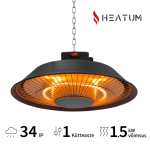 Infrapuna kiirgur Heatum H1500 AURA