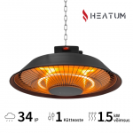 Infrapunasoojendi Heatum H1500 AURA
