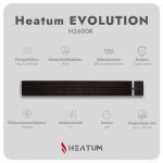 Infrapuna k&uuml;tteseade Heatum H2600R EVOLUTION