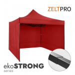Pop-up telk 3x3 punane Zeltpro EKOSTRONG