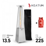 Gaasisoojendi Pyramid Heatum Athena koos gaasiballooniga