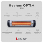 K&uuml;ttekehad &Uuml;hel jalal seisev Heatum H2000 OPTIM