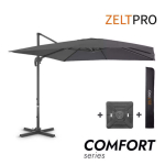 Aiavarju terrassile Comfort Antracito koos raskusplaadi Solid ja kaitsekattega