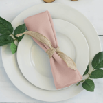 Riidest salvr&auml;tikud heleroosad 40x40 (10 tk)