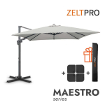 Terrassi p&auml;ikesevari Maestro Light Grey koos alusega (kingituseks kaasa kaitsekate)