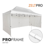 Peotelgid 3x6 valge Zeltpro PROFRAME