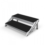 Reguleeritav alumiiniumtrepp 40-60 cm lavapoodiumi jaoks (2 astet)