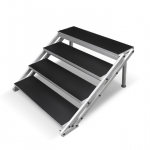 Reguleeritav alumiiniumtrepp 60-100 cm lavapoodiumi jaoks (4 astet)