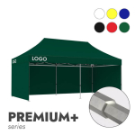 Pop-up reklaamitelk Zeltpro Premium+, 3 &times; 6 m, valitud v&auml;rvi, 4 seina ja termokleebistega (4 tk) katuse k&uuml;lgedel