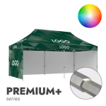 Pop-up reklaamitelk Zeltpro Premium+, 3 &times; 6 m, valitud v&auml;rvi, tr&uuml;kk katusel ja 4 seinal