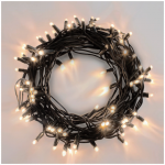 V&auml;lis- ja siseruumides kasutatav valguskett (LED tuled) 10 m PROLED must