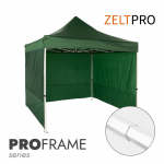 Telgi katuse ja seinte (4 tk) komplekt 2x2 Roheline Zeltpro PROFRAME