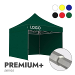Reklaamitelk Zeltpro Premium+, 3 &times; 3 m, valitud v&auml;rvi, 4 seina ja termokleebisega (1 tk) katuse k&uuml;ljel