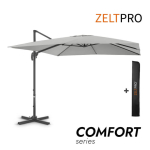 Suur p&auml;ikesevari Comfort Light Grey koos kaitsekattega