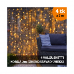 Valguskardin (valguskett) PROLED IP67 8x2 m