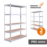 Suur metallist riiul 180x90x45 PRO (2 tk.)