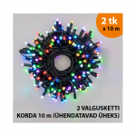 V&auml;lis- ja siseruumides kasutatav valguskett(LED tuled) 20 m PROLED RGB