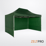 Telgi katuse ja seinte (4 tk) komplekt 3x4,5 Roheline Zeltpro PROFRAME