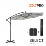 Aiavarju terrassile Select Light Grey koos raskusplaadi ja kaitsekattega